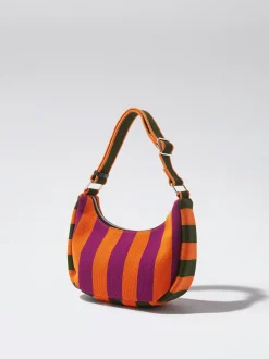 Striped Shoulder Bag|Parfois Shop