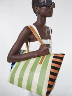 Striped Tote Bag|Parfois Best Sale