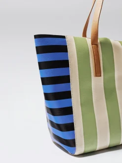 Striped Tote Bag|Parfois New