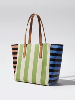 Striped Tote Bag|Parfois New