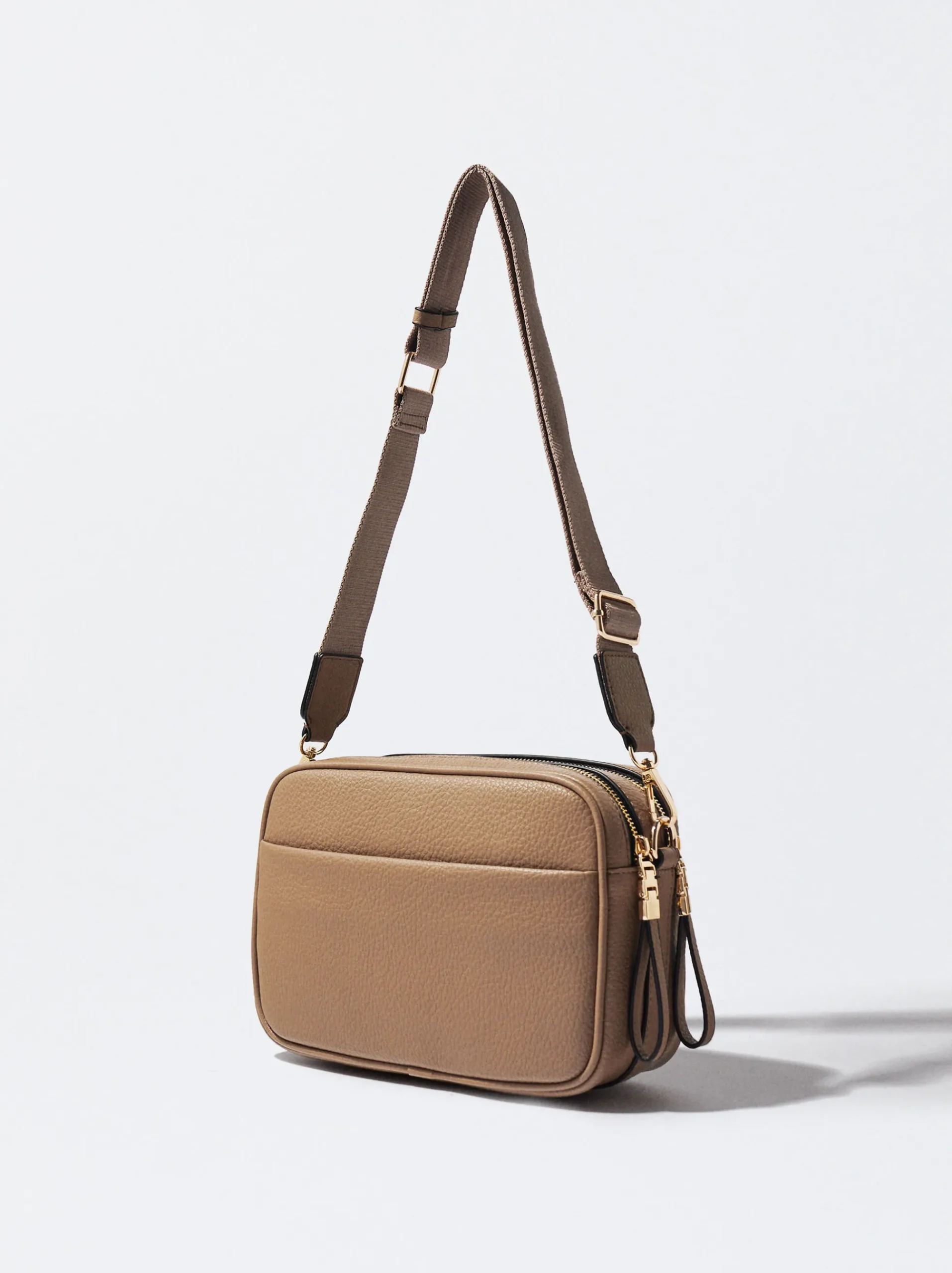 Textured Basic Crossbody Bag|Parfois Best