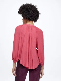 Textu Shirt With Puffed Sleeves|Parfois Cheap
