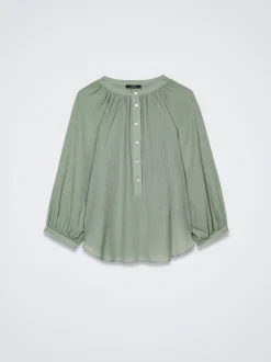 Textured Shirt With Puffed Sleeves|Parfois Discount