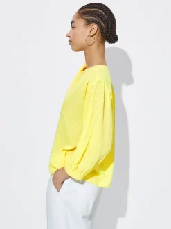 Textured Shirt With Puffed Sleeves|Parfois Cheap