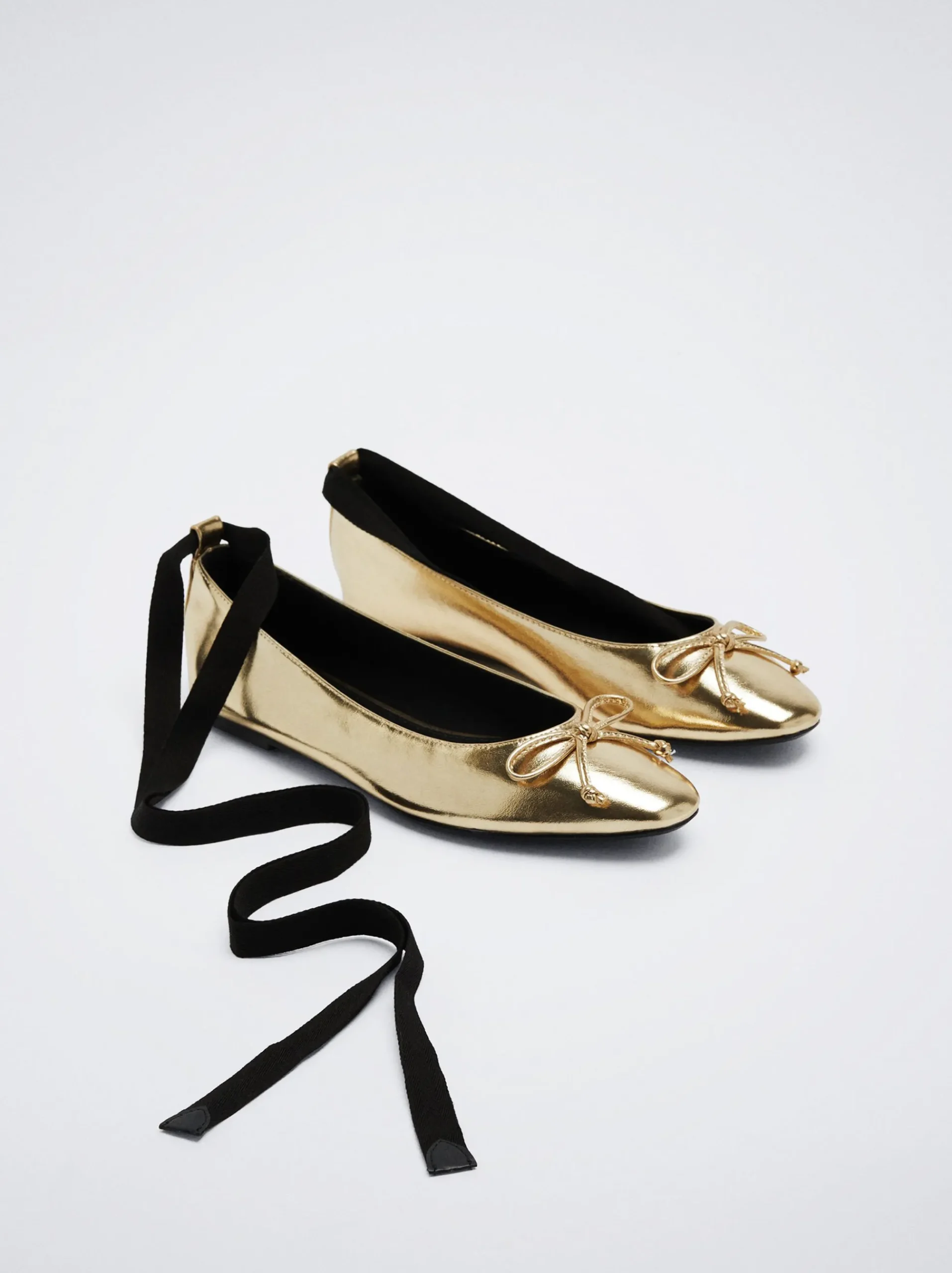 Tied Ballerinas With Bow|Parfois New