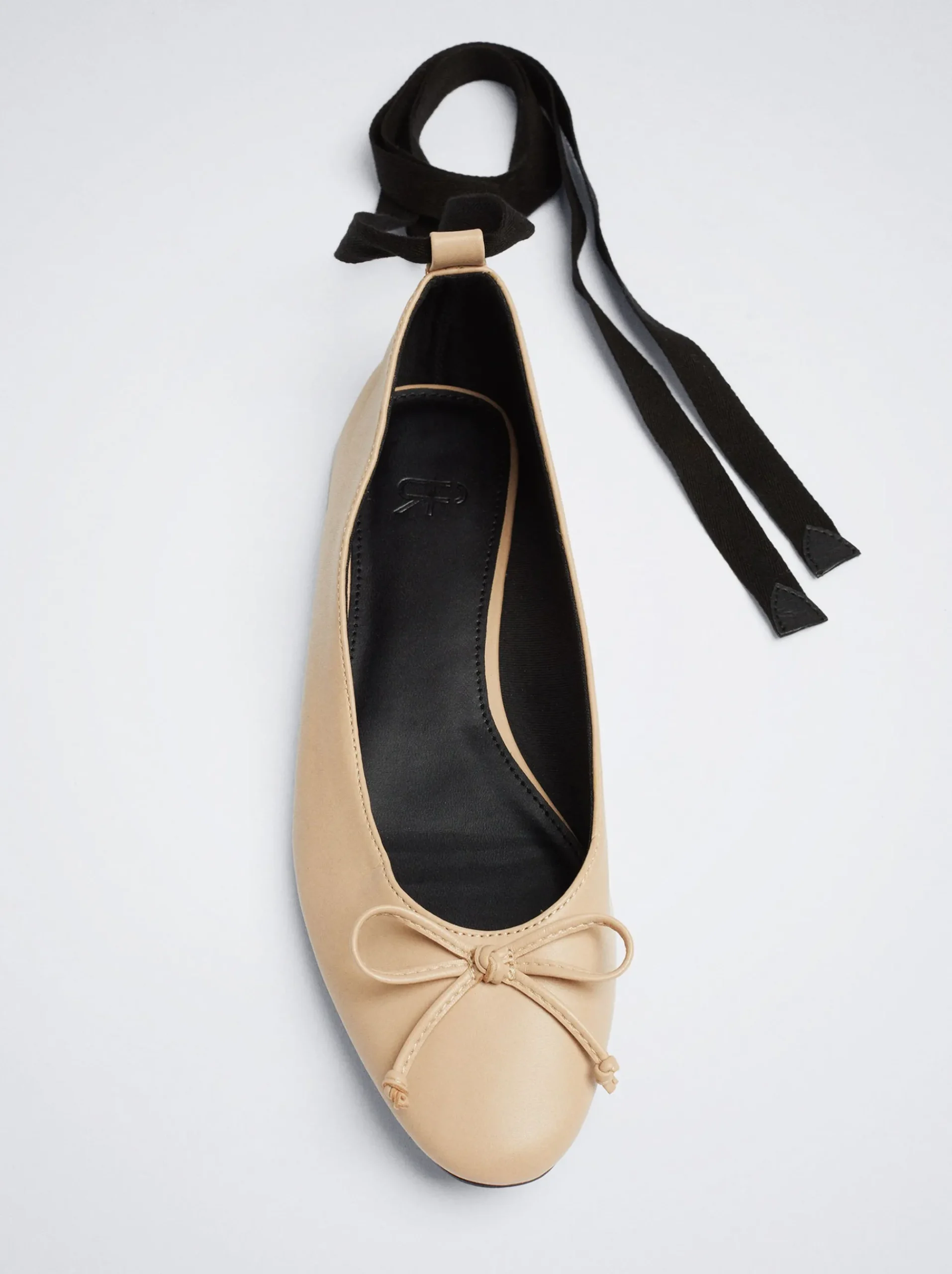 Tied Ballerinas With Bow|Parfois Flash Sale