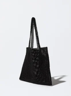 Tote Bag With Beads|Parfois Best Sale