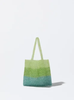 Tote Bag With Beads|Parfois Best Sale