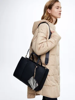 Tote Bag With Pendant|Parfois Store