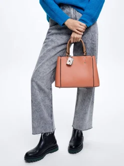 Tote Bag With Pendant|Parfois Discount