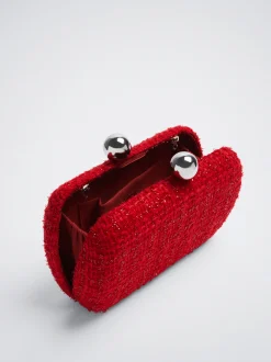 Tweed Party Clutch Bag|Parfois Store