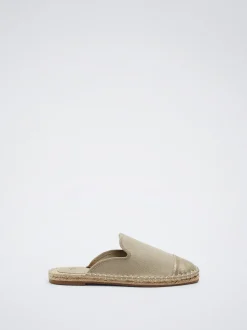 Two-Tone Jute Mules|Parfois Shop