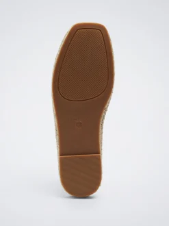 Two-Tone Jute Mules|Parfois Clearance