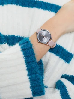 Watch With Leather Effect Wristband|Parfois Sale