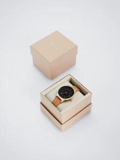 Watch With Leather Effect Wristband|Parfois Fashion