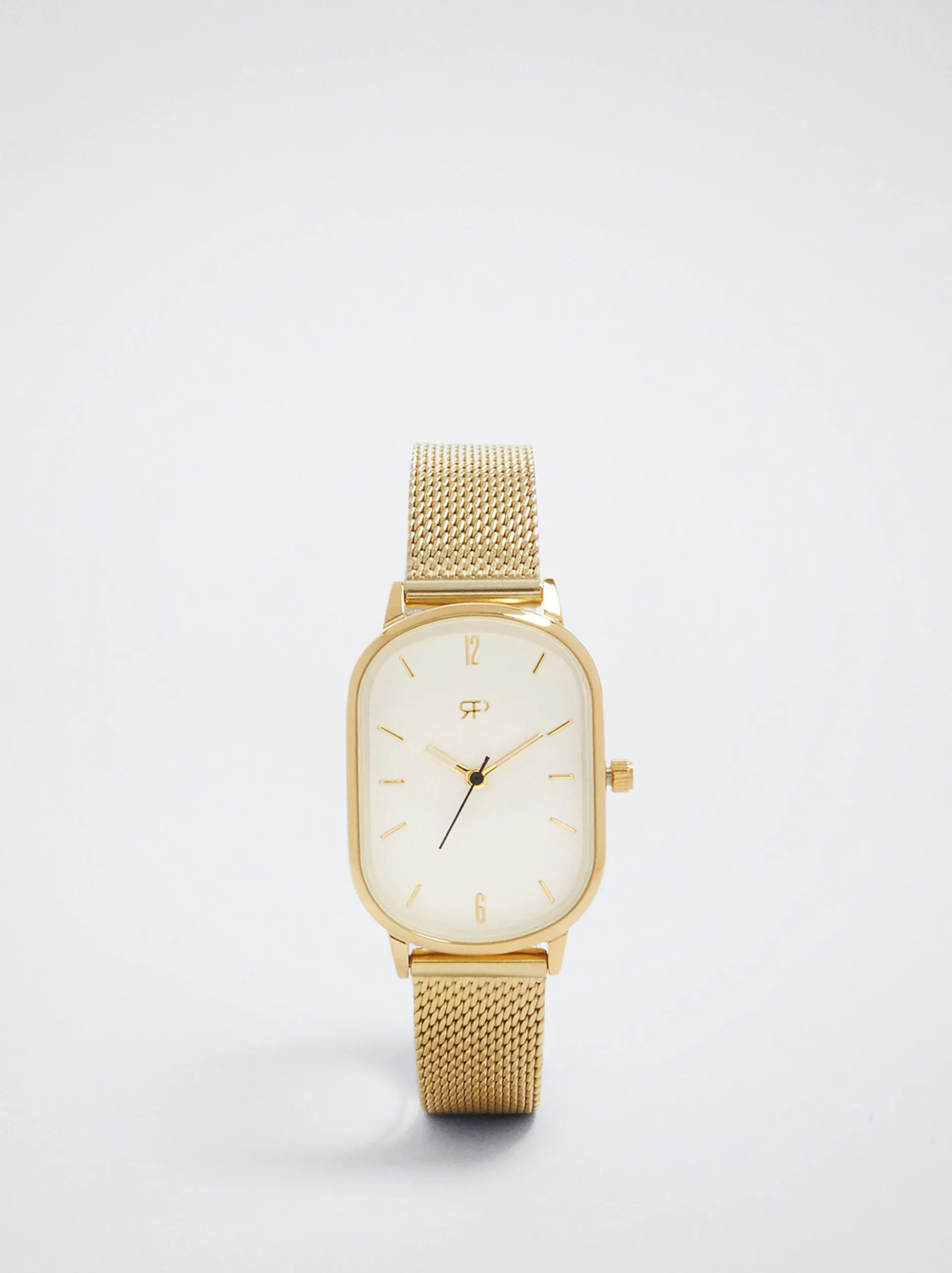 Watch With Stainless Steel Metallic Mesh Strap|Parfois Cheap