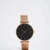 Watch With Stainless Steel Metallic Mesh Strap|Parfois Clearance