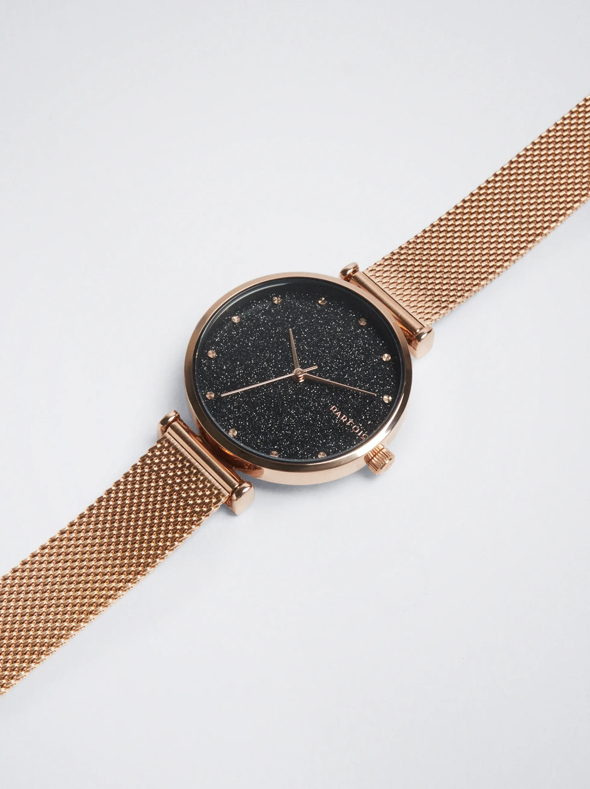 Watch With Stainless Steel Metallic Mesh Strap|Parfois Clearance