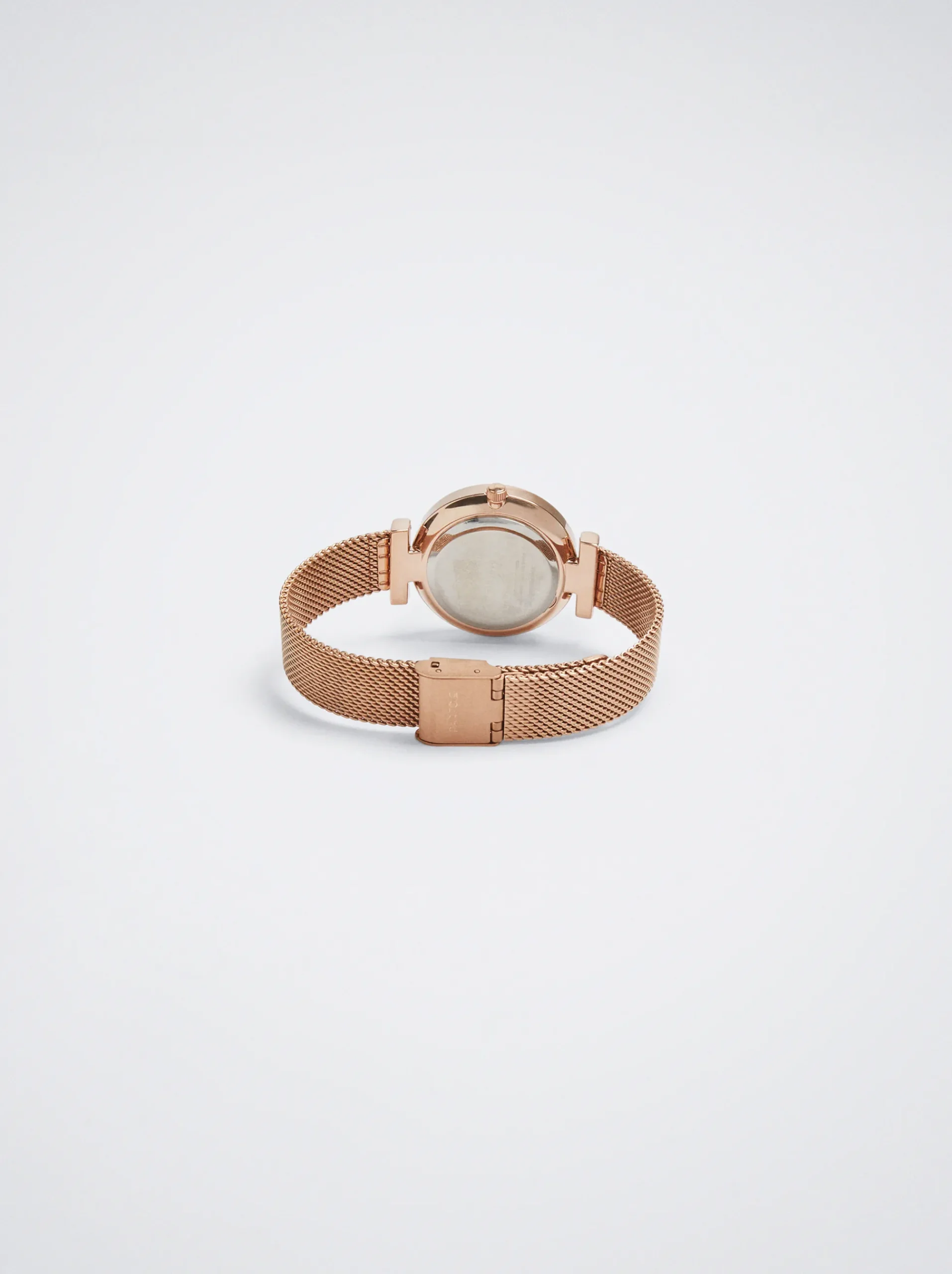 Watch With Stainless Steel Metallic Mesh Strap|Parfois Clearance
