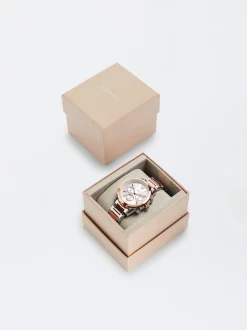 Watch With Two-Toned Steel Strap|Parfois Shop