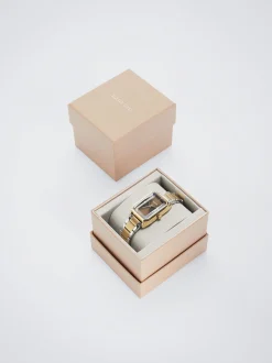 Watch With Two-Toned Steel Strap|Parfois Cheap