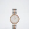 Watch With Two-Toned Steel Strap|Parfois Cheap