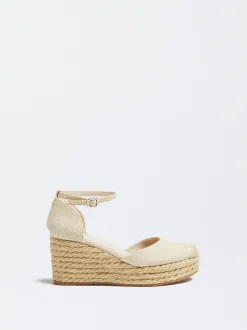 Wedge Sandals With Ankle Strap|Parfois Outlet