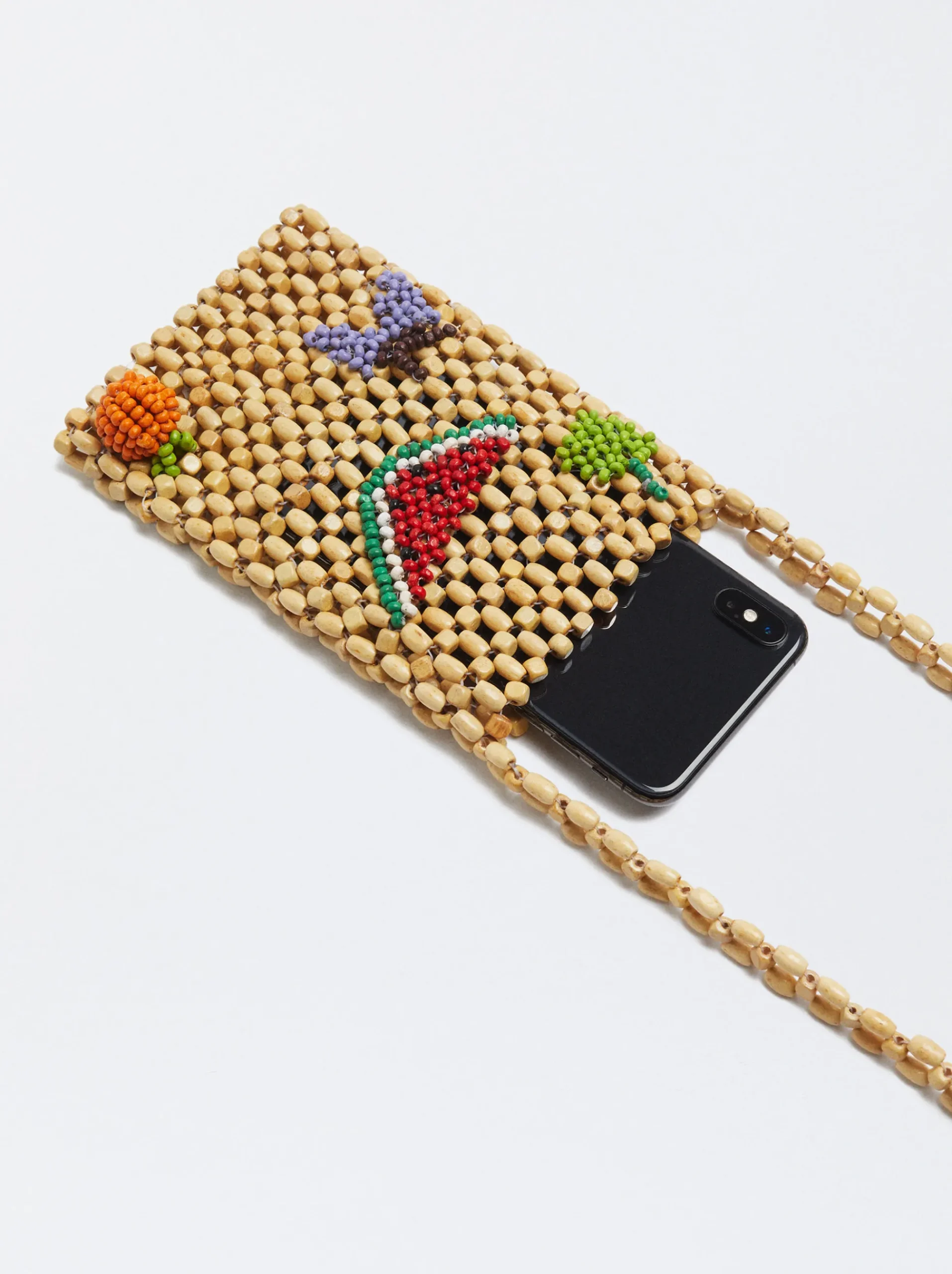 Wooden Phone Case With Beads|Parfois Outlet