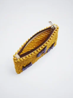Wooden Purse With Beads|Parfois Outlet