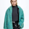 Wool Coat With Hood|Parfois Fashion