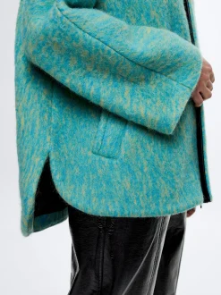 Wool Coat With Hood|Parfois Fashion