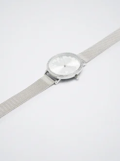 Zirconia Case Stainless Steel Watch|Parfois Cheap